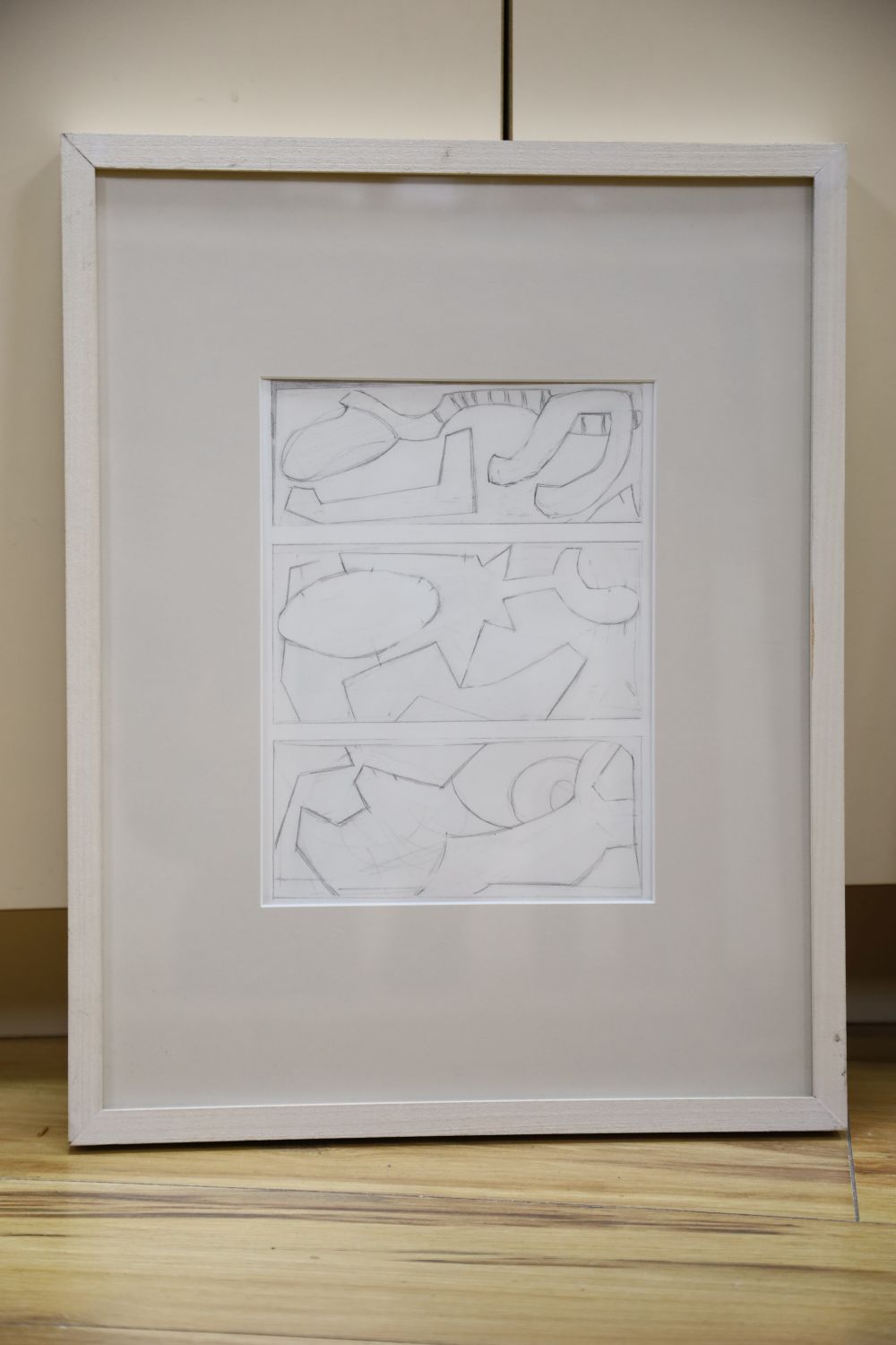 John Drummond, pencil on paper, Drawing No.2, 25 x 19cm